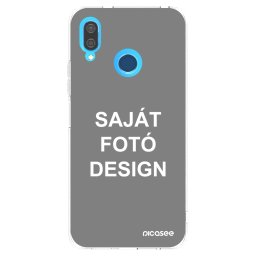 Átlátszó szilikon tok az alábbi mobiltelefonokra Huawei P20 Lite - Saját fotó/motívum