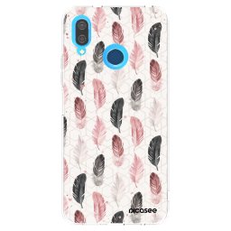 Átlátszó szilikon tok az alábbi mobiltelefonokra Huawei P20 Lite - Feather 2