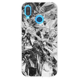 Átlátszó szilikon tok az alábbi mobiltelefonokra Huawei P20 Lite - Chrome