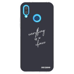 Átlátszó szilikon tok az alábbi mobiltelefonokra Huawei P20 Lite - Everything is a choice