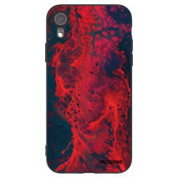 Fekete szilikon tok az alábbi mobiltelefonokra Apple iPhone XR - Organic red