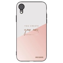 Fekete szilikon tok az alábbi mobiltelefonokra Apple iPhone XR - You create your own opportunities