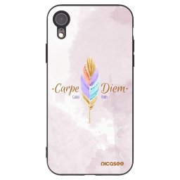 Fekete szilikon tok az alábbi mobiltelefonokra Apple iPhone XR - Carpe Diem