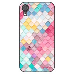 Fekete szilikon tok az alábbi mobiltelefonokra Apple iPhone XR - Colorful roof