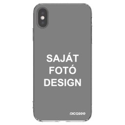 Átlátszó szilikon tok az alábbi mobiltelefonokra Apple iPhone XS Max - Saját fotó/motívum