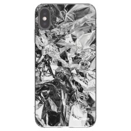 Átlátszó szilikon tok az alábbi mobiltelefonokra Apple iPhone XS Max - Chrome