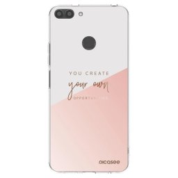 Átlátszó szilikon tok az alábbi mobiltelefonokra Huawei P Smart - You create your own opportunities
