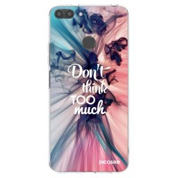 Átlátszó szilikon tok az alábbi mobiltelefonokra Huawei P Smart - Don't think TOO much