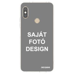 Átlátszó szilikon tok az alábbi mobiltelefonokra Xiaomi Redmi Note 5 Global - Saját fotó/motívum