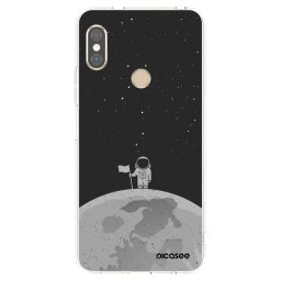 Átlátszó szilikon tok az alábbi mobiltelefonokra Xiaomi Redmi Note 5 Global - Astronaut