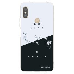 Átlátszó szilikon tok az alábbi mobiltelefonokra Xiaomi Redmi Note 5 Global - Life - Death