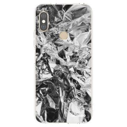 Átlátszó szilikon tok az alábbi mobiltelefonokra Xiaomi Redmi Note 5 Global - Chrome