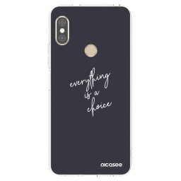 Átlátszó szilikon tok az alábbi mobiltelefonokra Xiaomi Redmi Note 5 Global - Everything is a choice