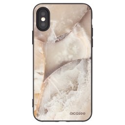 Fekete szilikon tok az alábbi mobiltelefonokra Apple iPhone X/XS - Cream marble