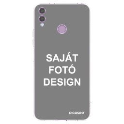Átlátszó szilikon tok az alábbi mobiltelefonokra Honor 8X - Saját fotó/motívum