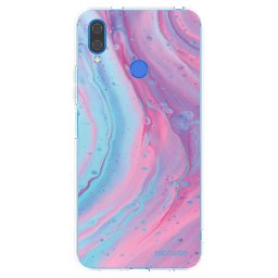 Átlátszó szilikon tok az alábbi mobiltelefonokra Huawei Nova 3 - Pink liquid
