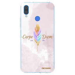 Átlátszó szilikon tok az alábbi mobiltelefonokra Huawei Nova 3 - Carpe Diem