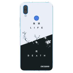 Átlátszó szilikon tok az alábbi mobiltelefonokra Huawei Nova 3i - Life - Death