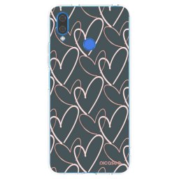 Átlátszó szilikon tok az alábbi mobiltelefonokra Huawei Nova 3i - Lots of love