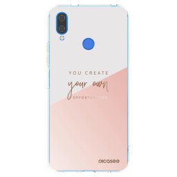 Átlátszó szilikon tok az alábbi mobiltelefonokra Huawei Nova 3i - You create your own opportunities