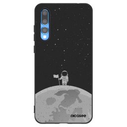 Fekete szilikon tok az alábbi mobiltelefonokra Huawei P20 Pro - Astronaut