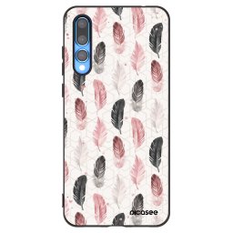 Fekete szilikon tok az alábbi mobiltelefonokra Huawei P20 Pro - Feather 2