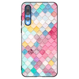 Fekete szilikon tok az alábbi mobiltelefonokra Huawei P20 Pro - Colorful roof