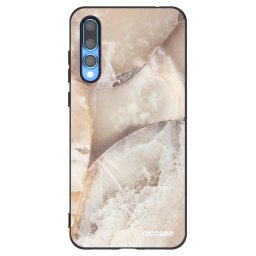 Fekete szilikon tok az alábbi mobiltelefonokra Huawei P20 Pro - Cream marble