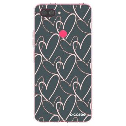 Átlátszó szilikon tok az alábbi mobiltelefonokra Xiaomi Mi 8 Lite - Lots of love