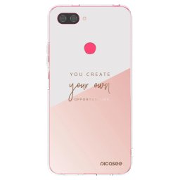 Átlátszó szilikon tok az alábbi mobiltelefonokra Xiaomi Mi 8 Lite - You create your own opportunities