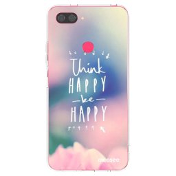 Átlátszó szilikon tok az alábbi mobiltelefonokra Xiaomi Mi 8 Lite - Think happy be happy