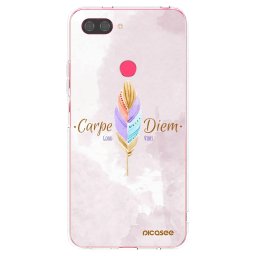 Átlátszó szilikon tok az alábbi mobiltelefonokra Xiaomi Mi 8 Lite - Carpe Diem