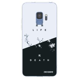 Átlátszó szilikon tok az alábbi mobiltelefonokra Samsung Galaxy S9 G960F - Life - Death
