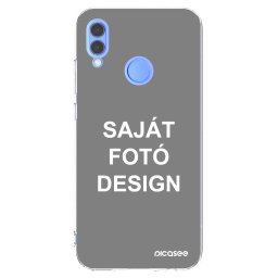 Átlátszó szilikon tok az alábbi mobiltelefonokra Huawei P Smart 2019 - Saját fotó/motívum