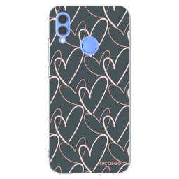 Átlátszó szilikon tok az alábbi mobiltelefonokra Huawei P Smart 2019 - Lots of love