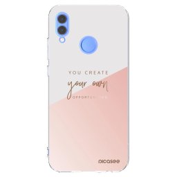 Átlátszó szilikon tok az alábbi mobiltelefonokra Huawei P Smart 2019 - You create your own opportunities