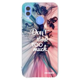 Átlátszó szilikon tok az alábbi mobiltelefonokra Huawei P Smart 2019 - Don't think TOO much