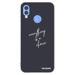 Átlátszó szilikon tok az alábbi mobiltelefonokra Huawei P Smart 2019 - Everything is a choice
