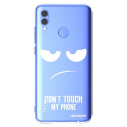 Átlátszó szilikon tok az alábbi mobiltelefonokra Honor 10 Lite - Don't Touch My Phone