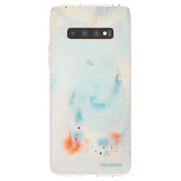 Átlátszó szilikon tok az alábbi mobiltelefonokra Samsung Galaxy S10 Plus G975 - Splash