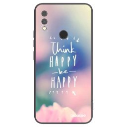 Fekete szilikon tok az alábbi mobiltelefonokra Xiaomi Redmi Note 7 - Think happy be happy