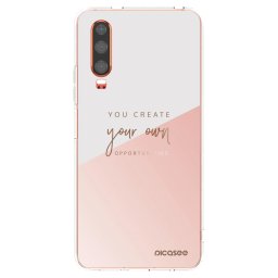 Átlátszó szilikon tok az alábbi mobiltelefonokra Huawei P30 - You create your own opportunities