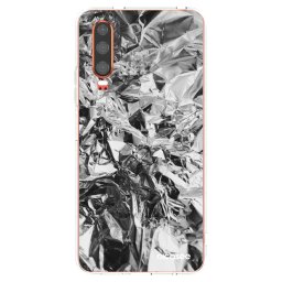 Átlátszó szilikon tok az alábbi mobiltelefonokra Huawei P30 - Chrome