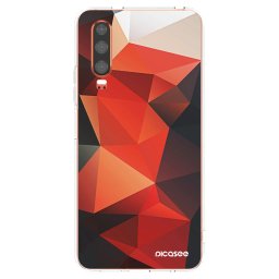 Átlátszó szilikon tok az alábbi mobiltelefonokra Huawei P30 - Wallpaper 2