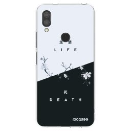 Átlátszó szilikon tok az alábbi mobiltelefonokra Xiaomi Redmi 7 - Life - Death
