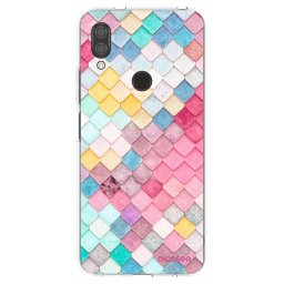 Átlátszó szilikon tok az alábbi mobiltelefonokra Xiaomi Redmi 7 - Colorful roof