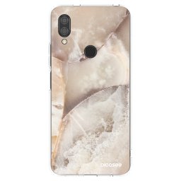 Átlátszó szilikon tok az alábbi mobiltelefonokra Xiaomi Redmi 7 - Cream marble
