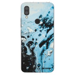 Átlátszó szilikon tok az alábbi mobiltelefonokra Xiaomi Redmi 7 - Organic blue