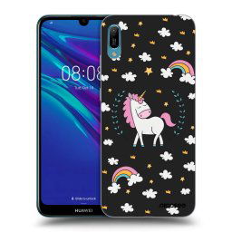 Fekete szilikon tok az alábbi mobiltelefonokra Huawei Y6 2019 - Unicorn star heaven