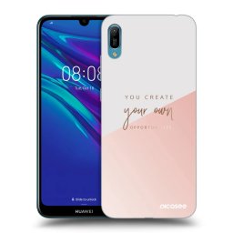 Fekete szilikon tok az alábbi mobiltelefonokra Huawei Y6 2019 - You create your own opportunities